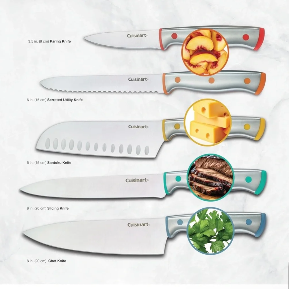 Cuisinart ColorCore Knife Set with Blade Guards